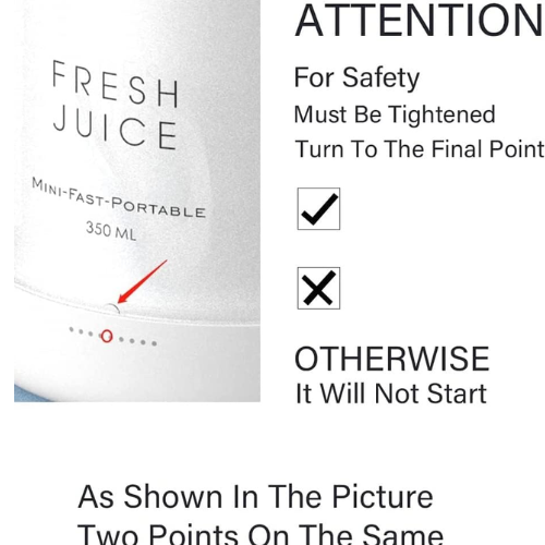 Fresh Juice Batidora Recargable con USB
