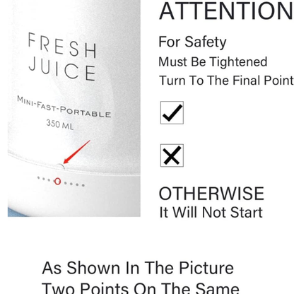 Fresh Juice Batidora Recargable con USB